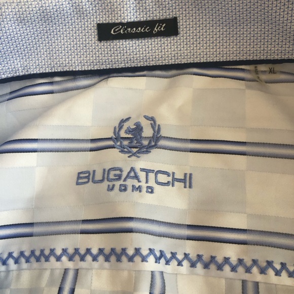 Bugatchi Men’s button-down, long-sleeve shirt. Size XL. Classic fit. - Picture 3 of 6